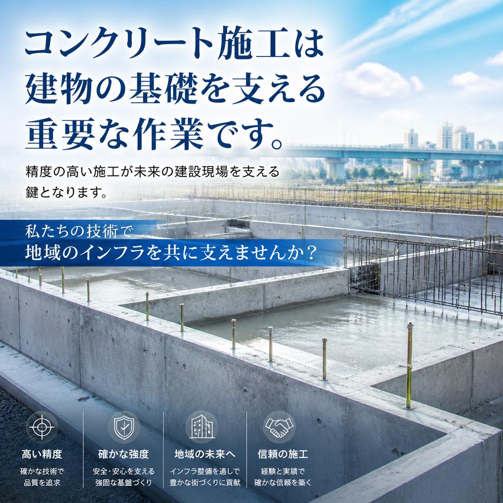 コンクリート施工の重要性