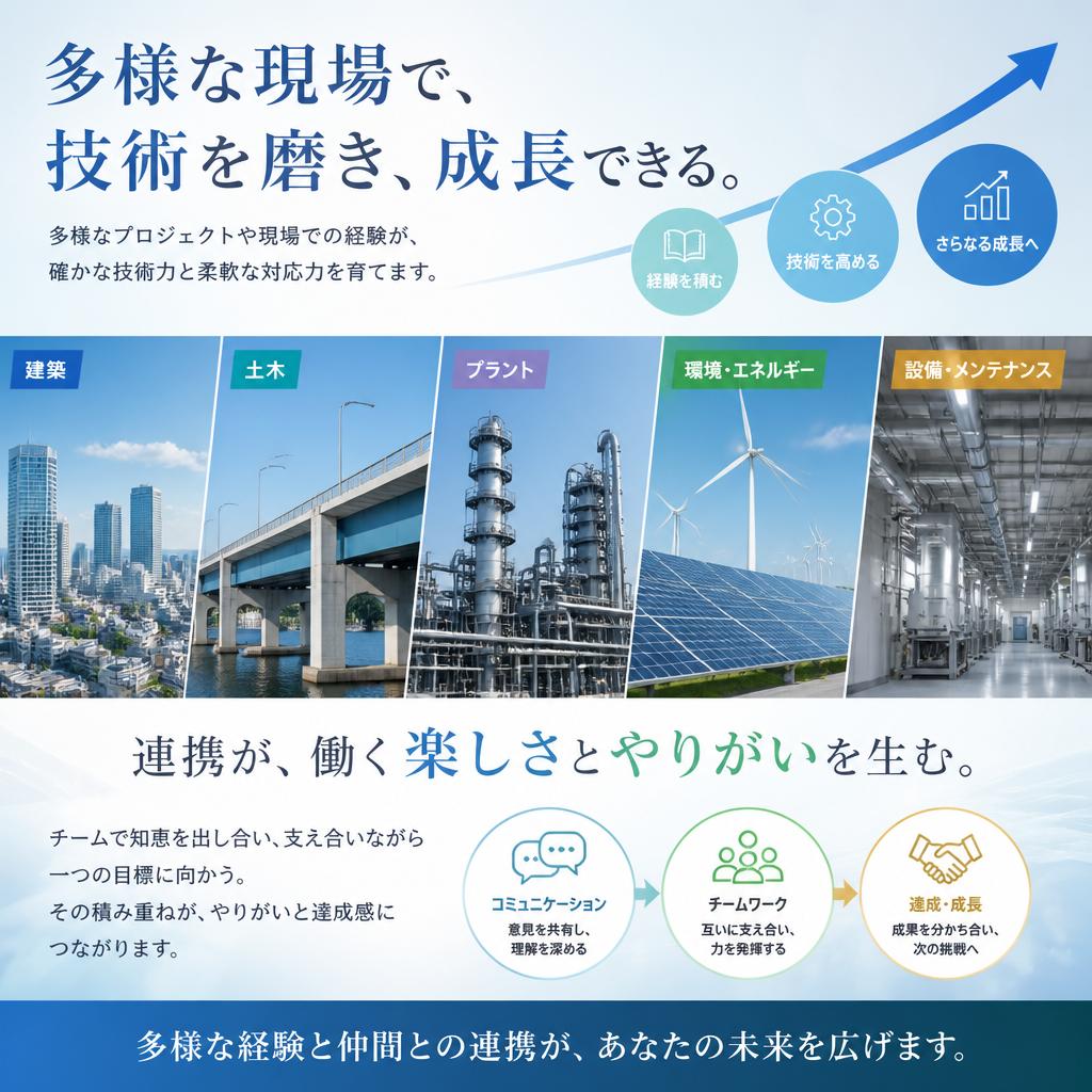 職人としての成長を実感できる環境